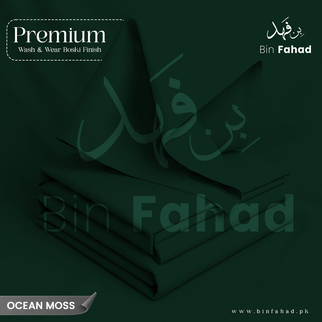 Premium Wash & Wear Boski - Ocean Moss