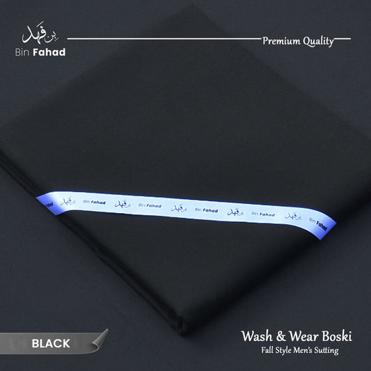 Premium Wash & Wear Boski - Black