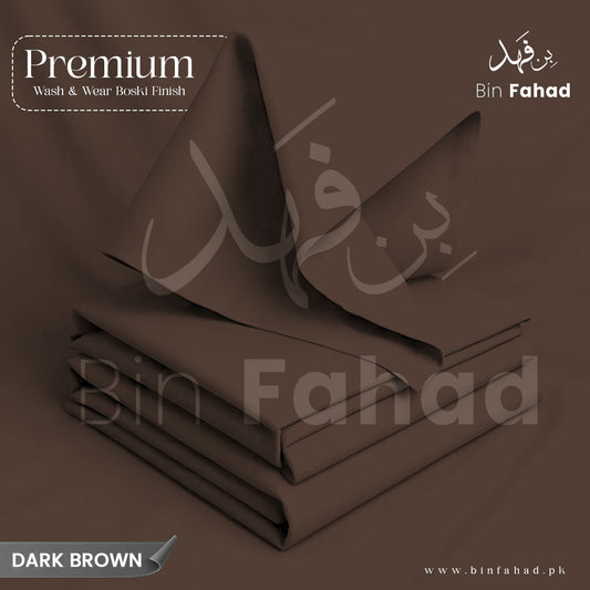 Premium Wash & Wear Boski - Dark Brown