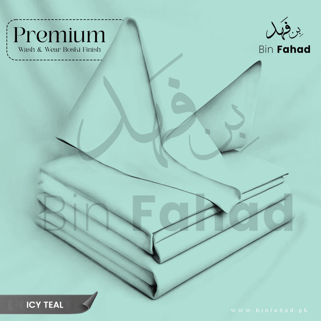 Premium Wash & Wear Boski - Icy Teal