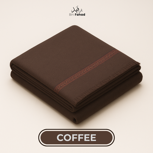 Premium Gents Shawl - Coffee