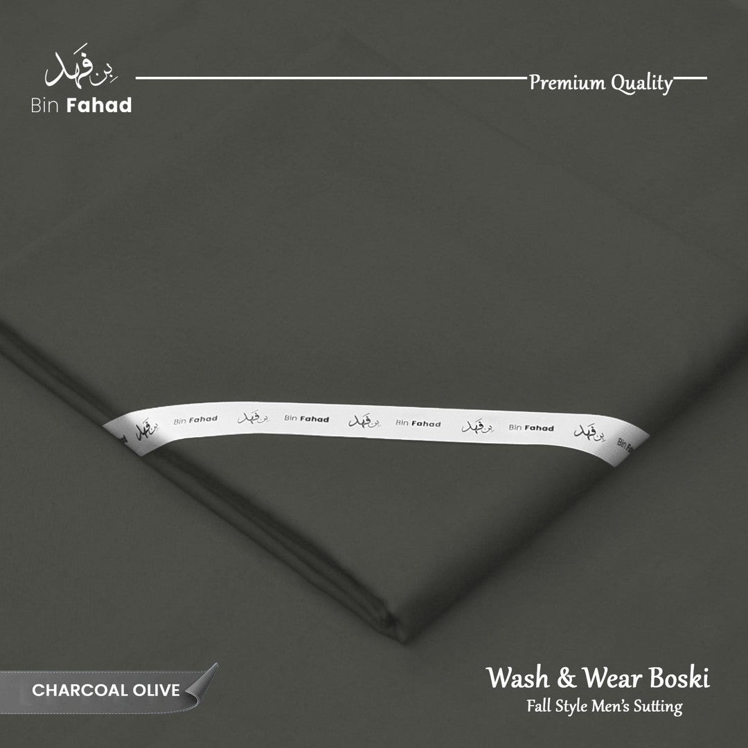 Premium Wash & Wear Boski - Charcoal Olive