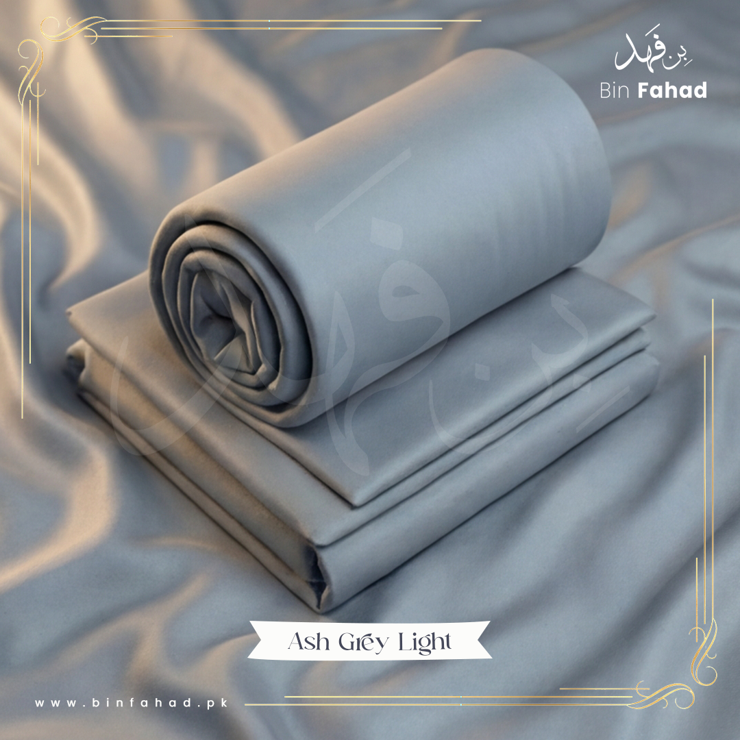 Premium Wash & Wear Boski - Ash Grey Light