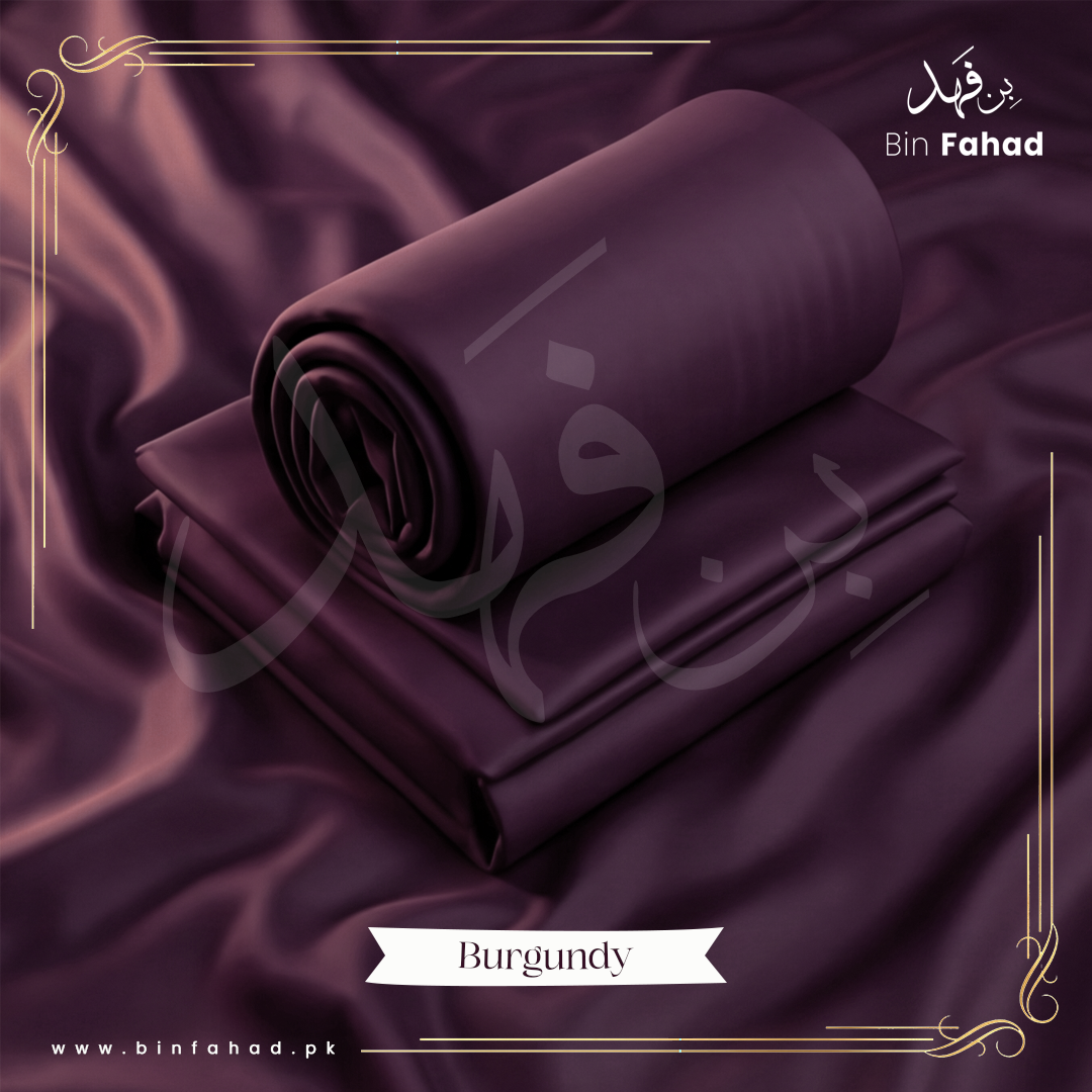 Premium Wash & Wear Boski - Burgundy