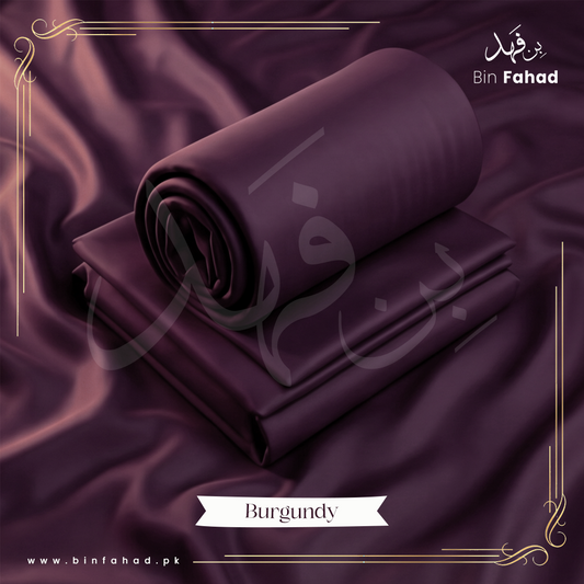 Premium Wash & Wear Boski - Burgundy