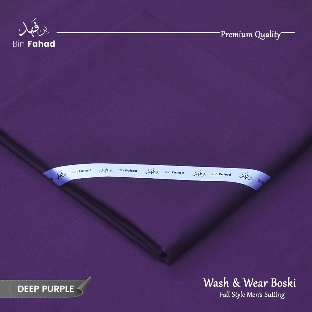 Premium Wash & Wear Boski - Deep Purple