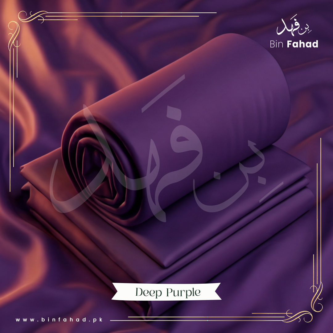 Premium Wash & Wear Boski - Deep Purple