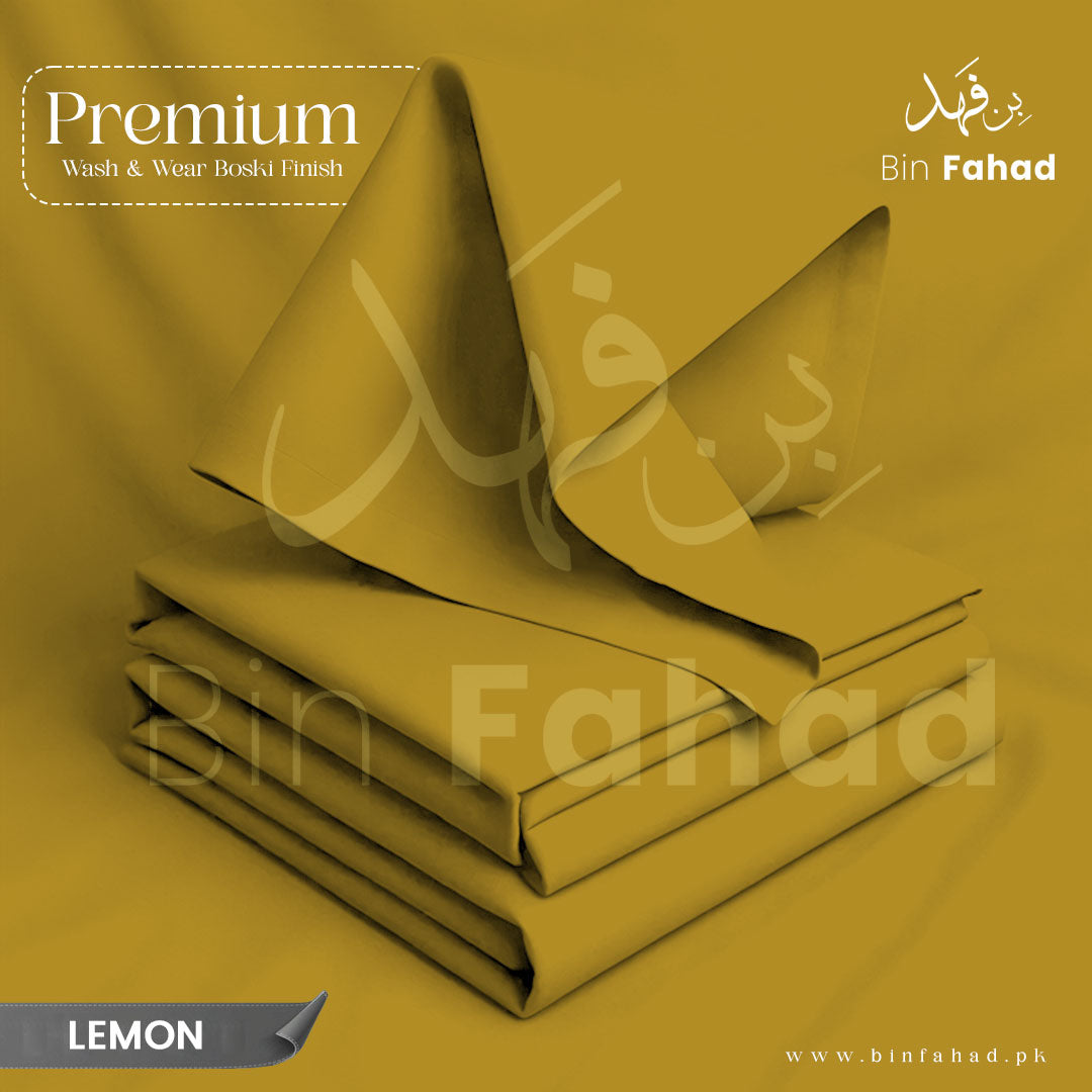 Premium Wash & Wear Boski - Lemon