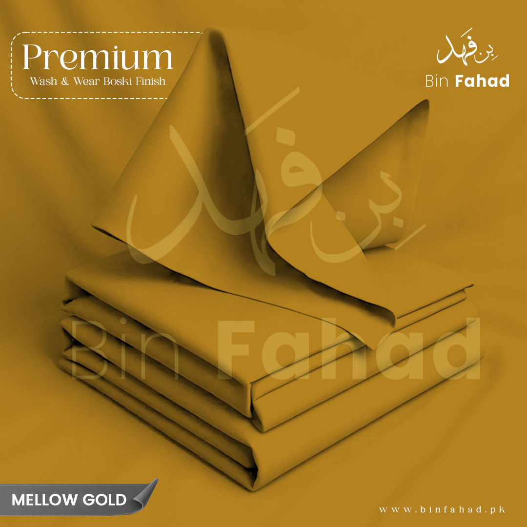 Premium Wash & Wear Boski - Mellow Gold