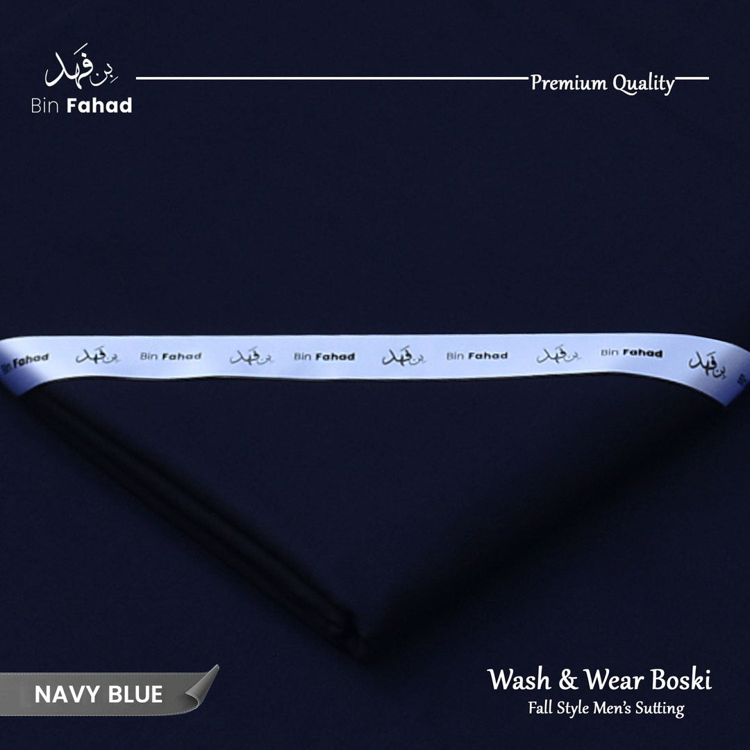 Premium Wash & Wear Boski - Navy Blue