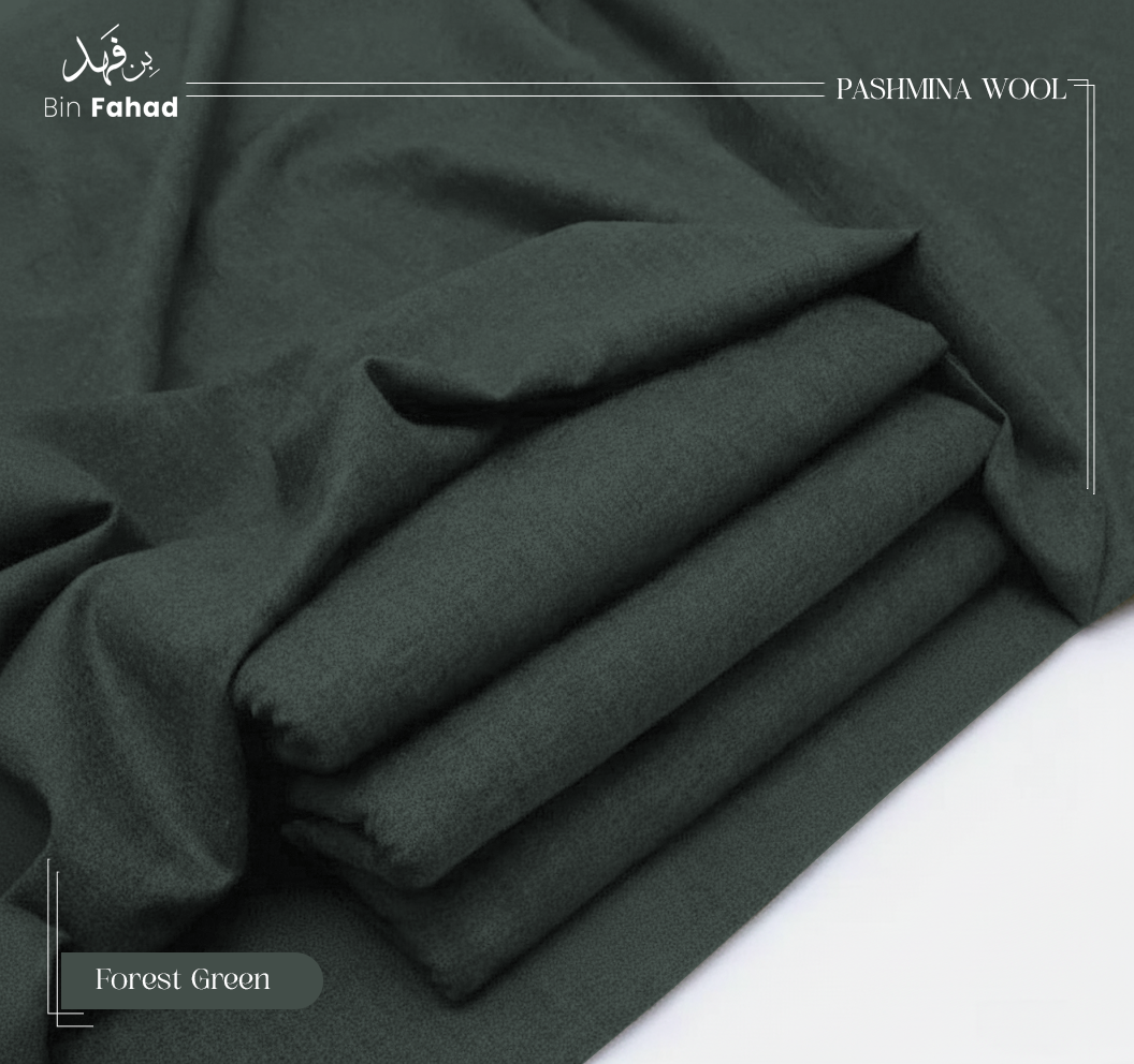 Luxury Winter Wool - Forest Green