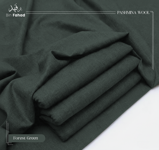 Luxury Winter Wool - Forest Green