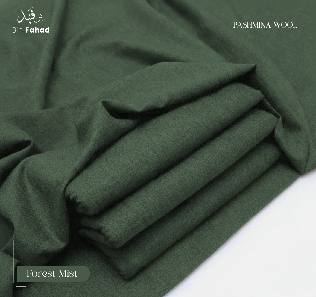 Luxury Winter Wool - Forest Mist