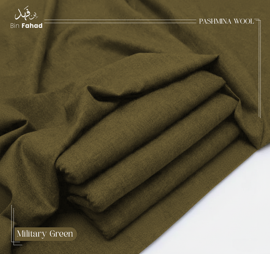 Luxury Winter Wool - Military Green