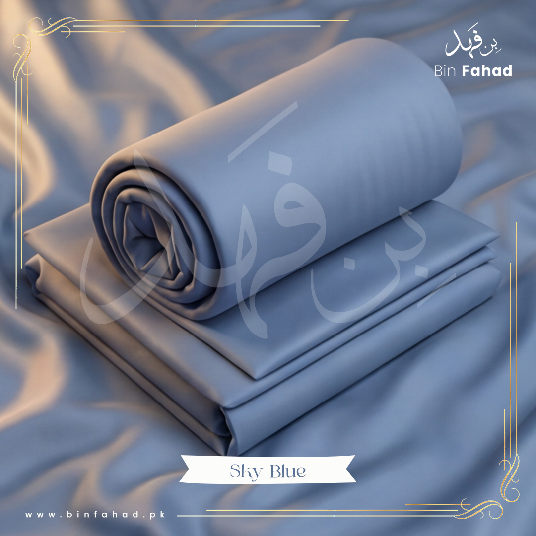 Premium Wash & Wear Boski - Sky Blue