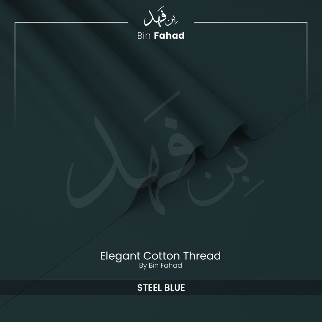 Premium Winter Cotton - Steel Blue