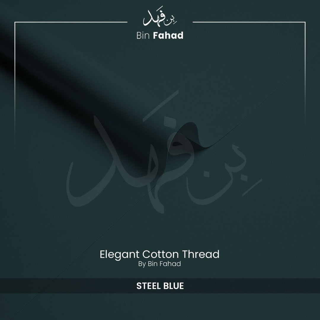Premium Winter Cotton - Steel Blue