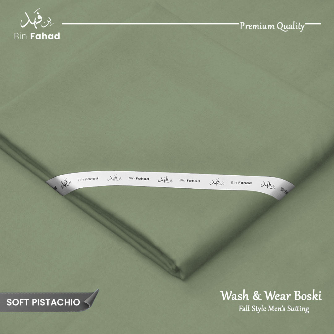 Premium Wash & Wear Boski - Soft Pistachio