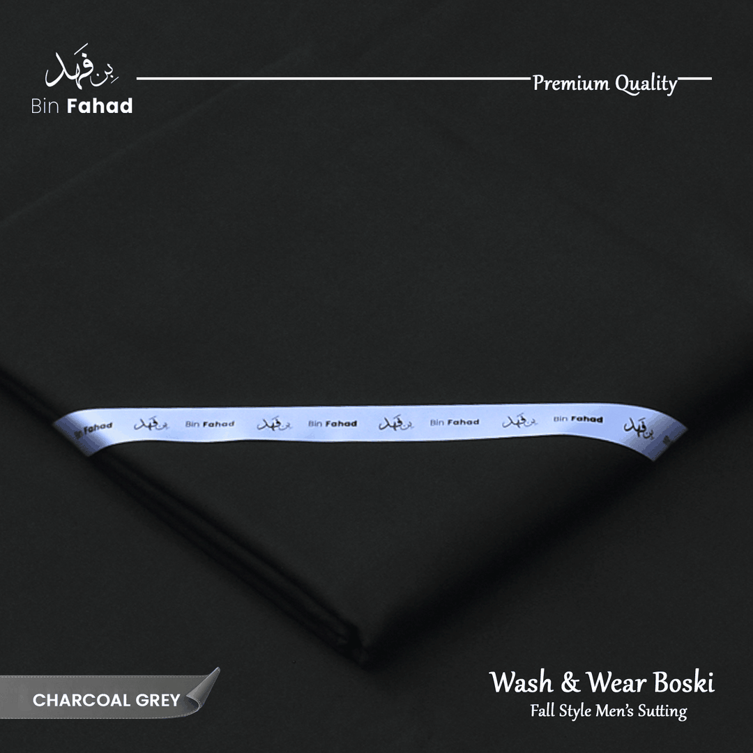 Premium Wash & Wear Boski - Charcoal Grey