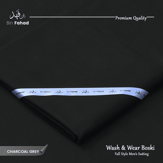 Premium Wash & Wear Boski - Charcoal Grey
